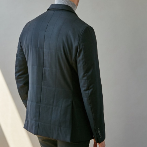 BUGATCHI Quilted Wool Blazer Jacket - Picture 4 of 7